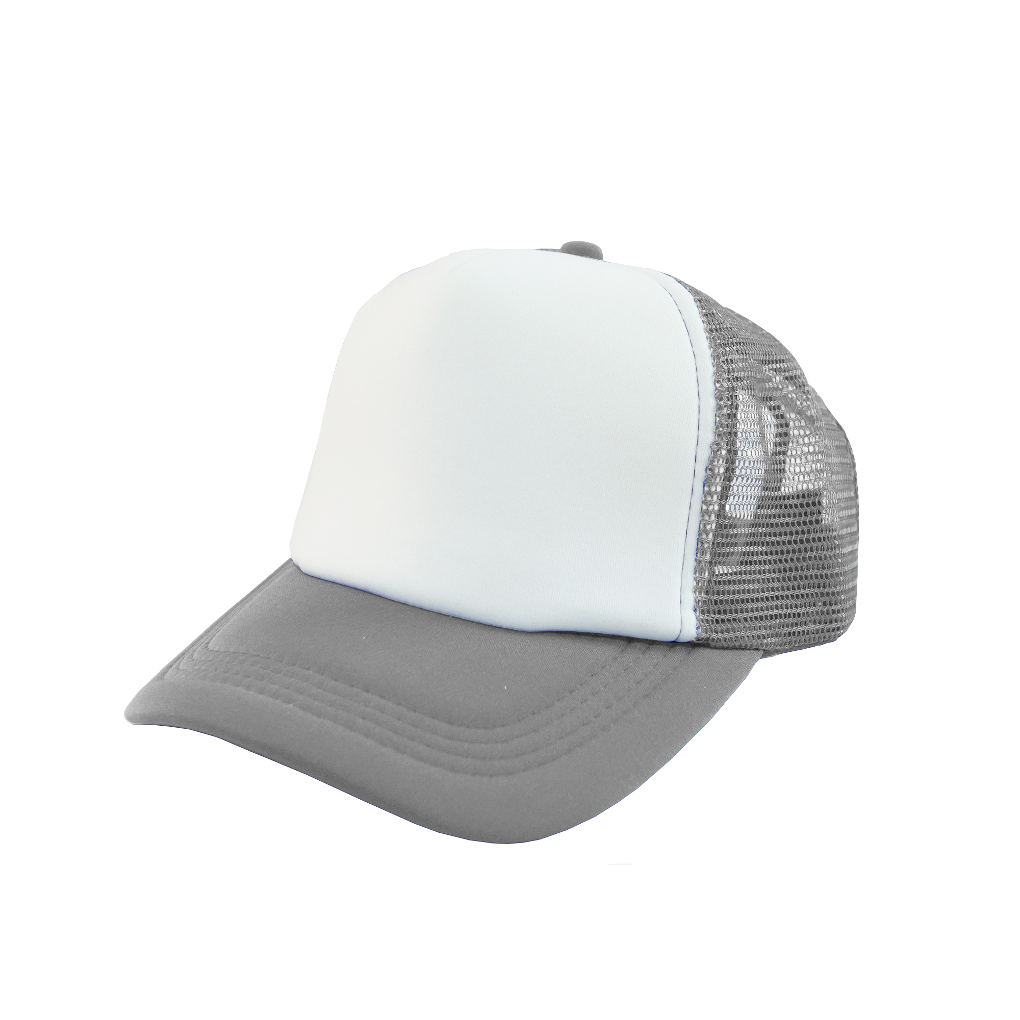 Gorra de Malla Color Gris